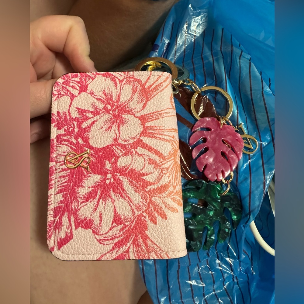 Victoria Secret Wallet and Keychain Brand New bought separately